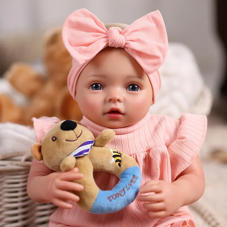 Babeside Quiet Reborn Baby Terry 17'' Little Infant Girl Healing of the Heart