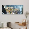 (US Local)Castle-Paint By Numbers Kit(80x40cm)