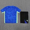2025/2026 Barcelona Pre-Match Training Blue Shirt+Shorts 1:1 Thai Quality