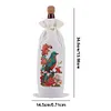 5D DIY Special Shaped Drill Diamond Painting Wine Bottle Bags Covers Kit(Butterfly Flower)