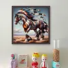 Indian Horse-11CT Stamped Cross Stitch 40*40cm