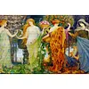 A Masque for the Four Seasons-14CT Stamped Cross Stitch 65x45cm
