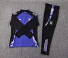 2024 Germany Half-Pull Training Suit Purple Jersey Set love fball