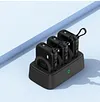 Magnetic Dual-Wire Power Bank 15W Wireless Charging PD20W Super Fast Charging 10000 MAh Digital Display Mobile Power Supply Combination Set