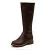 Women's Zip Tall Winter Leather Boots