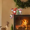 DIY Xmas Diamond Art Door Corner Pendants Wooden Door Decoration Kit
