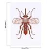 8pcs Insect DIY Mini Round Diamond Painting Set 12x17cm