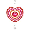 DIY Diamond Painting Double-sided Rotatable Snowman Hanging Wind Chime Suncatcher Hanging Kit
