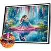 Girl - Round AB Drills Diamond Painting(55x50cm)