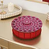 DIY Wooden Diamond Art Painting Storage Box Kit with Rotate Lid Diamond Art Painting Holder Box for Adults Beginners Home Office Decor