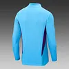 2022 Argentina Half-Pull Training Suit Blue Jersey Set love fball