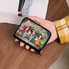 2pcs Animal Pattern Diamond Painting Fashion Card Holder Compact Coin Purse