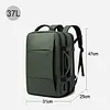 BANGE Travel Backpack Men Business Backpack School Expandable USB Bag Large Capacity 17.3 Laptop Waterproof Fashion Backpack