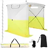 [US Local Warehouse] Pop Up Work Tent Waterproof Shade Canopy Tent 70.86x70.86x78.74in UV Resistant Emergency Shelter with Carrying Bag for Construction Site Outdoor Workshop Warehouse