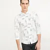 Jack & Jones Brand 2018 NEW COTTON punk style plaid male slim sailor collar three quarter sleeves casual shirts| 216231509