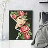 Flower Beauty- 9CT Full Beaded Cross Stitch Kit(38x49cm)