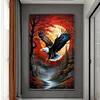 (Big Size)Eagle - 11CT Stamped Cross Stitch - 40*65cm - Animal