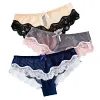 Sexy Lace Low Waist Bow Mesh Panties
