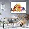 Pooh Bear Friends - 11CT Stamped Cross Stitch - 50*40cm - Disney