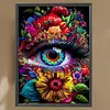 >SALE<5D DIY Full Square Drill Partial AB Drill Diamond Painting Eye Kit 45x60cm
