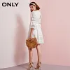 ONLY Brand 2018 NEW cotton sweet sexy backless hollow out crochet agaric lace female dresses |118107667