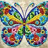Diamond Painting -DIY Round Drill Mosaic Butterfly(40x40cm)