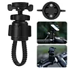 Bike Handlebar Computer Holder 360 Rotation Bike Taillight Bracket for Garmin