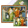 A Masque for the Four Seasons-14CT Stamped Cross Stitch 65x45cm