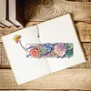 (US Local)3Pcs Special Shape Flowers 5D DIY Diamond Painting Bookmark Craft Kit