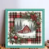 Winter Cabin-11CT Stamped Cross Stitch 40*40cm/15.75*15.75in