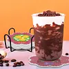 Diamond Painting Coaster DIY Flowers  Cup Cushion Table Placemat(6 Piece Set 1 Rack)