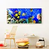 (Big Size) Underwater Fish World - Full Round Diamond Painting  100*40cm