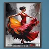 (US Local)Flamenco-Paint By Numbers Kit(40x50cm)