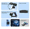 3-in-1 Wireless Charger Magsafe Magnetic Wireless Charger Foldable With Retractable Cable
