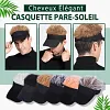 Casquette de baseball perruque