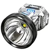 LED Rechargeable Head Lights Flashlight for Camping Cycling Fishing (White)