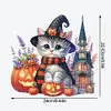 >SALE<Acrylic Halloween Cat Diamond Painting Desktop Decorations for Home Office Decor
