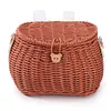 Bike Front Basket Backpack with Lid Cycling Handlebar Basket Bicycle Accessories