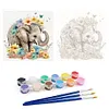 Elephant Flowers - Paint by Numbers Acrylic Painting 20*20CM(HOT)