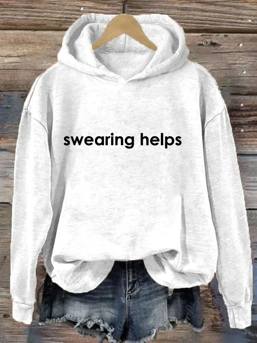 Swearing Helps Hoodie