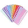 10/12x 20 Positions Plastic Thread Board Embroidery Row Line Yarn Organizer