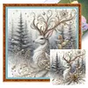 (Multi-Style)Winter Scenery-11CT Stamped Cross Stitch 40*40cm/15.75*15.75in