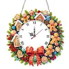 DIY Christmas Acrylic Diamond Painting Clock Pendant Hanging Kit