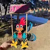 Animal de jardin Windspinner Courtyard Windmill Art Decoratio