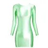 Men's sexy glossy dress
