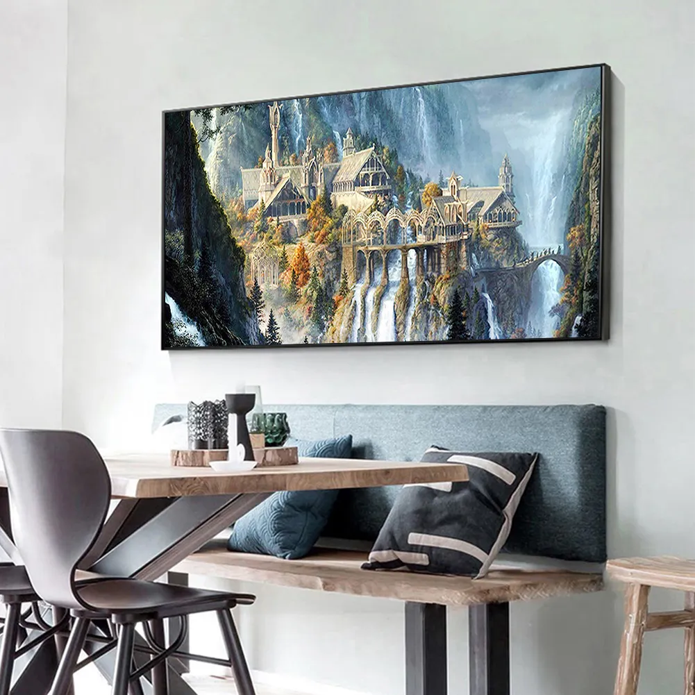 Diamond Painting - Full Square Drill - Mountain Attic(80*40cm)