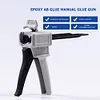 1 1/2 1/10 1 Dental Impression Mixing Dispensing Gun Silicon Rubber Delivery Gun
