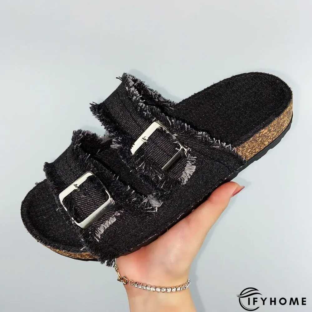 Women's Date Denim Slipper | IFYHOME