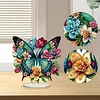5D DIY Special Shape Diamond Painting Desk Ornament Butterfly Decor Kit