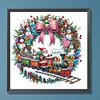 Diamond Painting-DIY Crystal Rhinestone Christmas Wreath